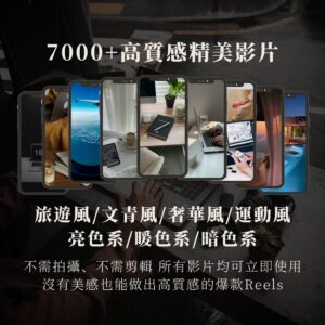 7000+高質感精美影片